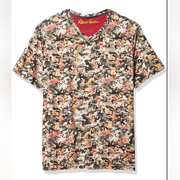 Robert Graham Other - Robert Graham Men's Multicolor Camouflage Tee